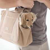 Dog Carrier Bag - Cream