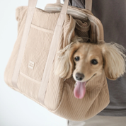 Dog Carrier Bag - Cream