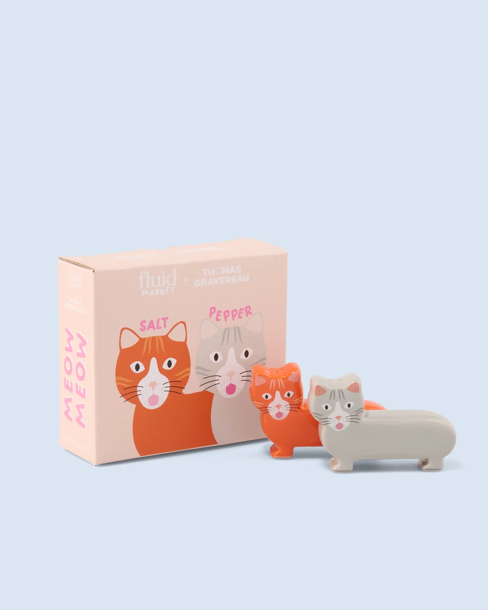 Duo sel et poivre chat