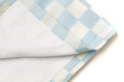 Serviette pour chien - Carreaux bleus et blancs | Muzon