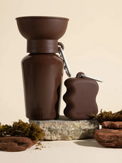 Distributeur de friandises en silicone - Marron