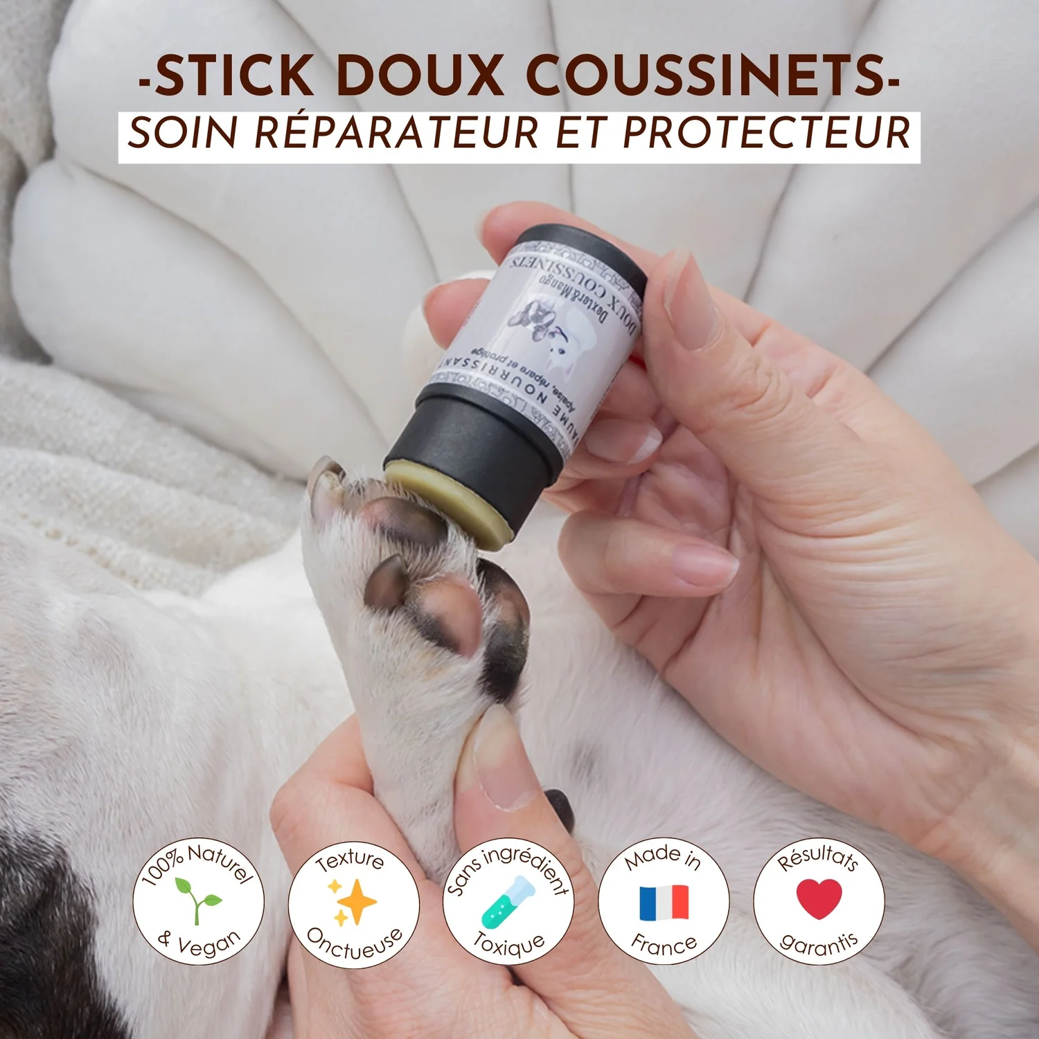 Stick doux coussinets