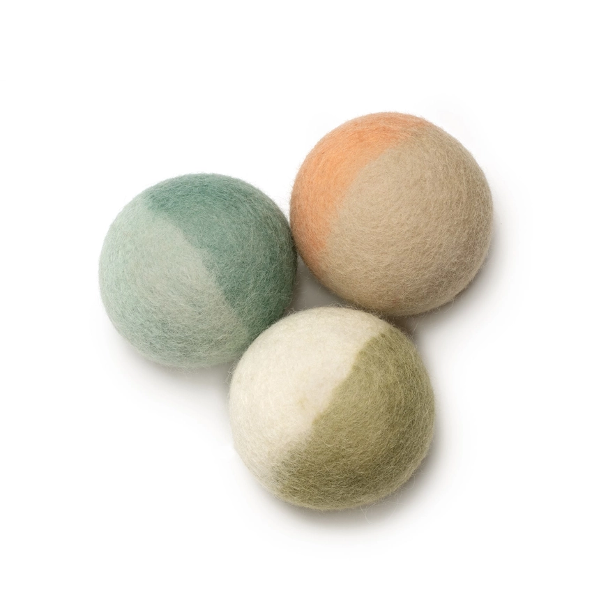 Trio de balles en feutre, taille S-Peluche-Awoo-Muzon